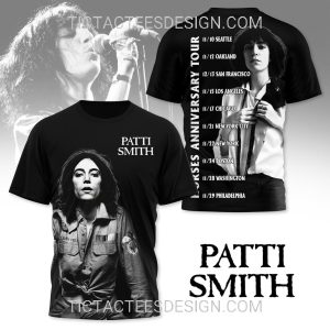 Patti Smith Horses 50th Anniversary Horses Tour 2025 3D Shirt