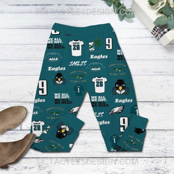 Philadelphia Eagles 2-Time Super Bowl Champions Victory Is Ours Pajamas Set