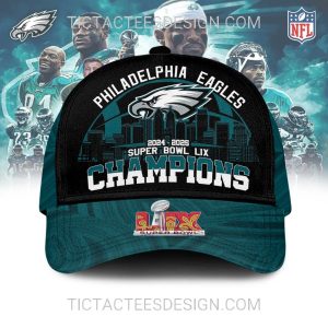 Philadelphia Eagles 2024 – 2025 Super Bowl LIX Champions Cap