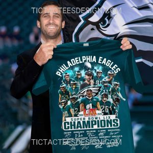 2024 Super Bowl LIX Champions Philadelphia Eagles T-Shirt