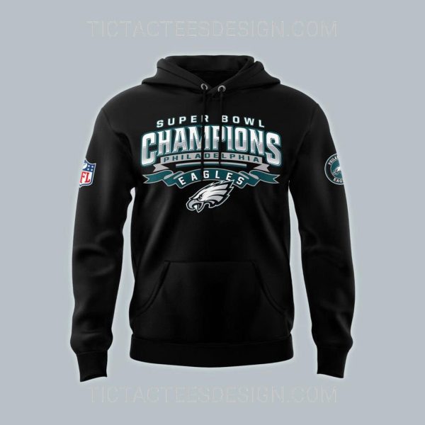 Philadelphia Eagles 2025 Super Bowl Champions Hoodie