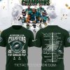 Anthracite Philadelphia Eagles Super Bowl LIX Champions Locker Room Trophy Collection T-shirt