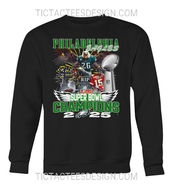 Philadelphia Eagles Super Bowl LIX Champions 2025 T-Shirt