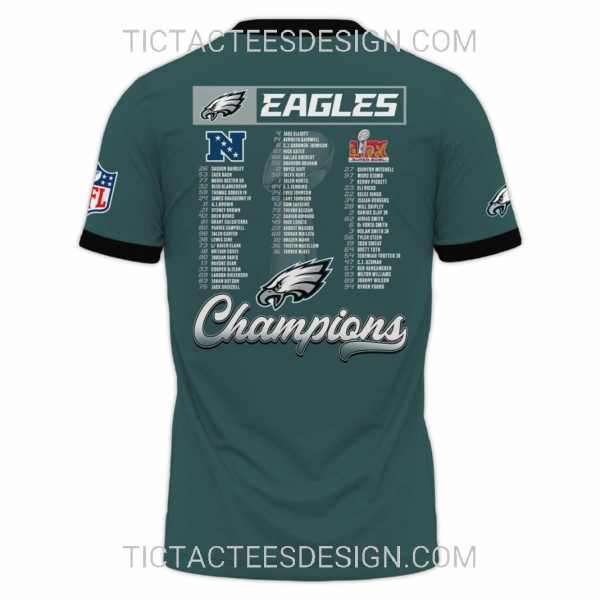 Philadelphia Eagles Super Bowl LIX Champions Hoodie