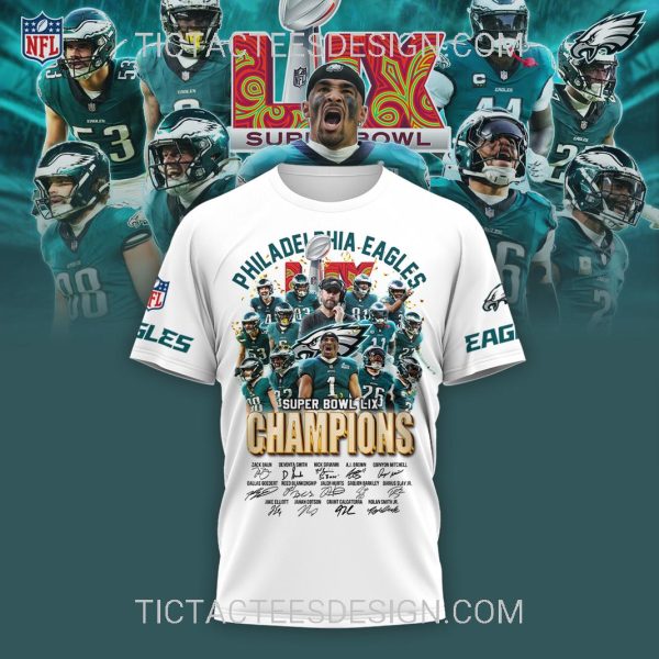 Philadelphia Eagles Super Bowl LIX Champions Hoodie