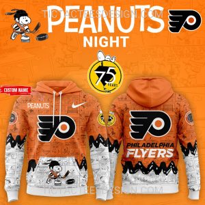 A New Era Of Orange Philadelphia Flyers Hockey Hoodie