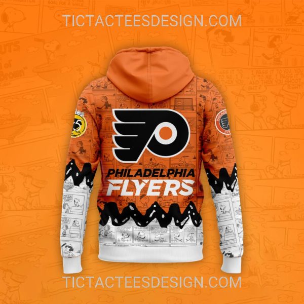 Philadelphia Flyers 75th Anniversary of Peanuts Hoodie