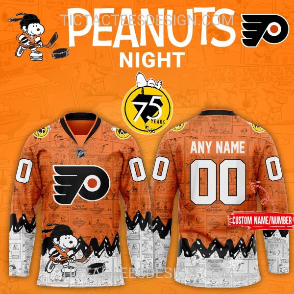 Philadelphia Flyers 75th Anniversary of Peanuts Hoodie