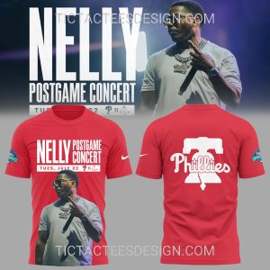 Philadelphia Phillies Nelly Postgame Concert at Citizens Bank Pack 2025 Hoodie – Red