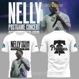 Philadelphia Phillies Nelly Postgame Concert at Citizens Bank Pack 2025 Hoodie – White