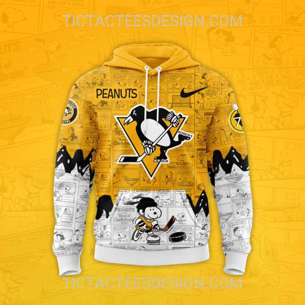 Pittsburgh Penguins 75th Anniversary of Peanuts Hoodie