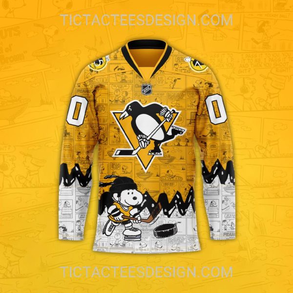 Pittsburgh Penguins 75th Anniversary of Peanuts Hoodie