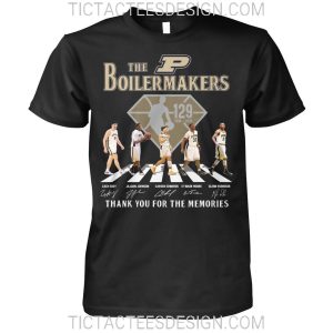 Purdue Boilermakers 129th Anniversary 1896 – 2025 Thank You For The Memories T-Shirt