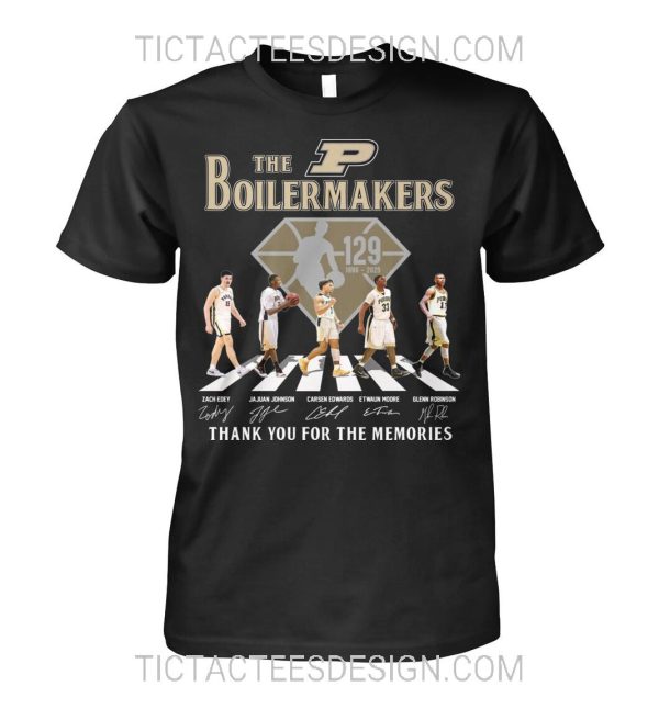 Purdue Boilermakers 129th Anniversary 1896 – 2025 Thank You For The Memories T-Shirt