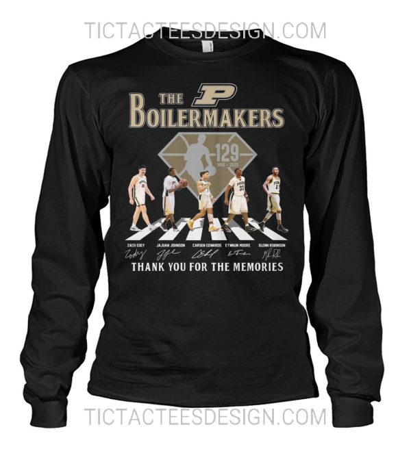 Purdue Boilermakers 129th Anniversary 1896 – 2025 Thank You For The Memories T-Shirt