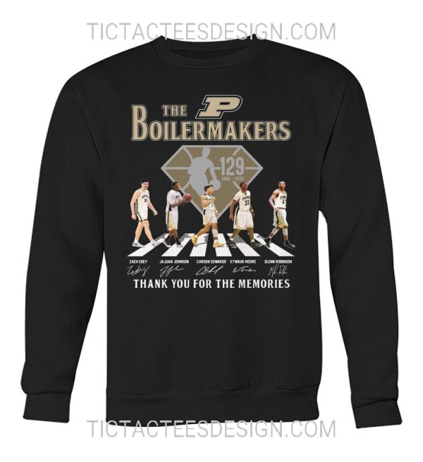 Purdue Boilermakers 129th Anniversary 1896 – 2025 Thank You For The Memories T-Shirt