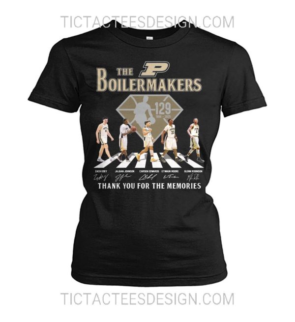 Purdue Boilermakers 129th Anniversary 1896 – 2025 Thank You For The Memories T-Shirt