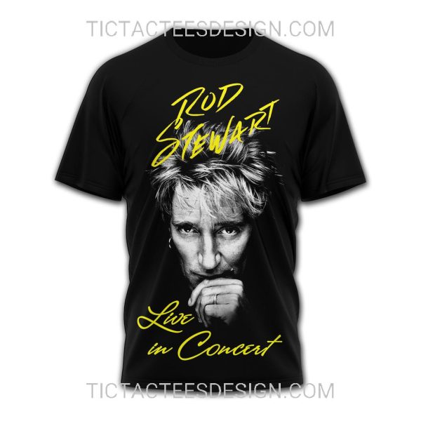 Rod Stewart One Last Time Tour 2025 3D Shirt