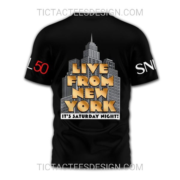 Saturday Night Live Season 50 Live From New York T-Shirt