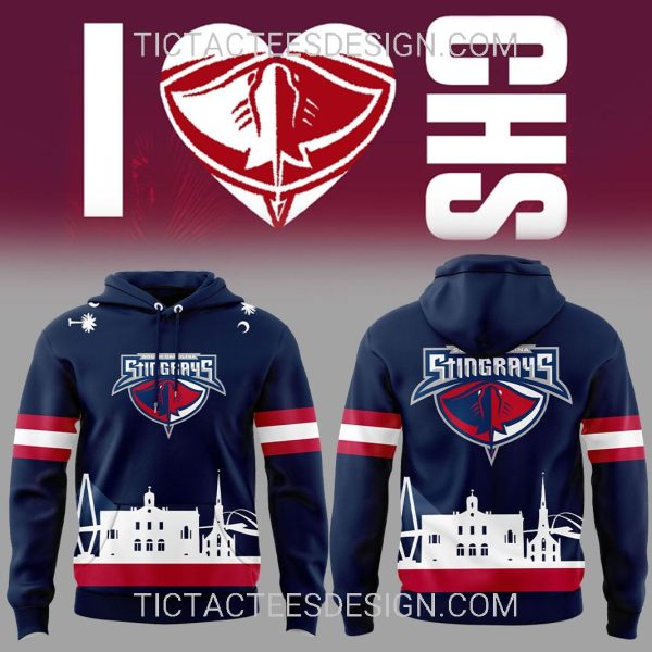 South Carolina Stingrays I Love CHS Night Hoodie