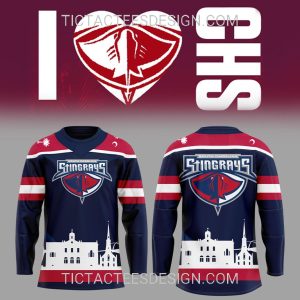 South Carolina Stingrays I Love CHS Night Hoodie