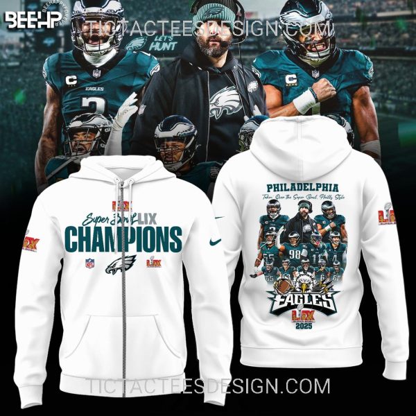 Super Bowl LIX Champions 2025 Philadelphia Eagles T-Shirt