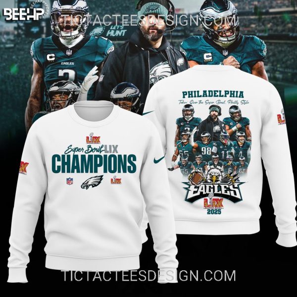 Super Bowl LIX Champions 2025 Philadelphia Eagles T-Shirt