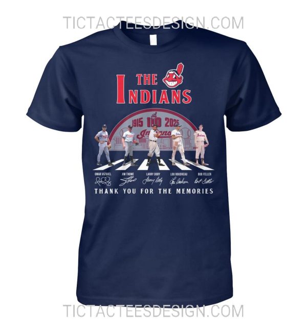 The Indians 110th Anniversary 1915 – 2025 Thank You For The Memories T-Shirt