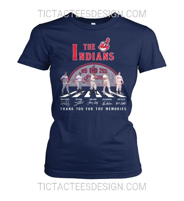 The Indians 110th Anniversary 1915 – 2025 Thank You For The Memories T-Shirt