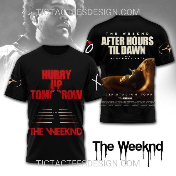 The Weeknd After Hours til Dawn 2025 Stadium Tour 3D Shirt