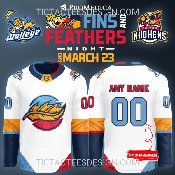 Toledo Walleye x Fins & Feathers Jersey