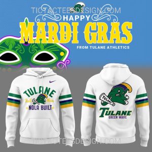 Tulane Green Wave Mardi Gras 2025 Hoodie