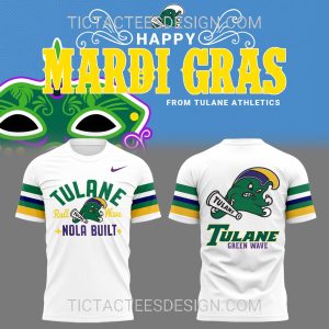 Tulane Green Wave Mardi Gras 2025 Hoodie