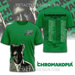 Tyler, The Creator Chromakopia The World Tour 2025 3D Shirt