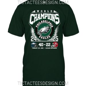 World Champions Philadelphia Eagles 24 25 T-Shirt