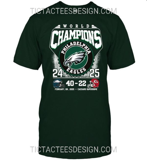 World Champions Philadelphia Eagles 24 25 T-Shirt