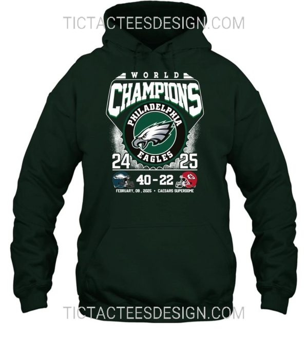 World Champions Philadelphia Eagles 24 25 T-Shirt