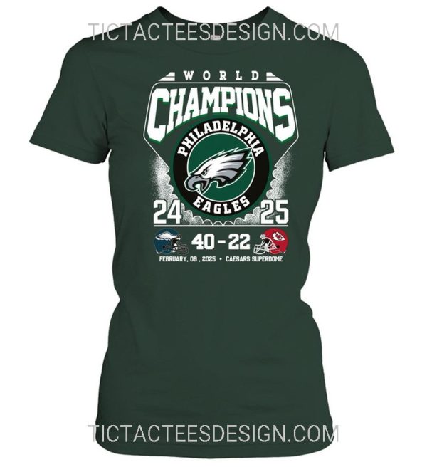 World Champions Philadelphia Eagles 24 25 T-Shirt