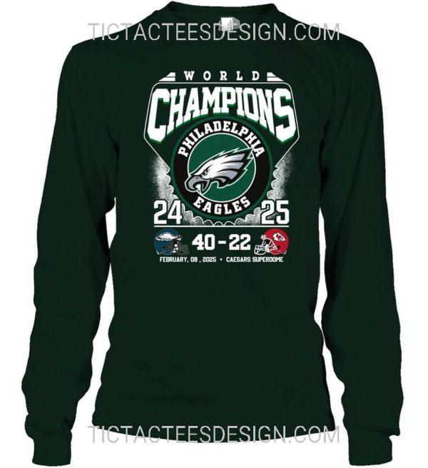 World Champions Philadelphia Eagles 24 25 T-Shirt