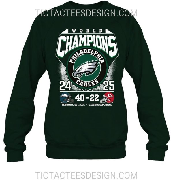 World Champions Philadelphia Eagles 24 25 T-Shirt